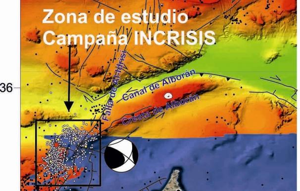 Científicos analizan la inestabilidad submarina en el mar de Alborán, en crisis sísmica desde enero