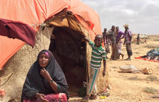 La sequía en Somalia provoca el desplazamiento de miles de familias