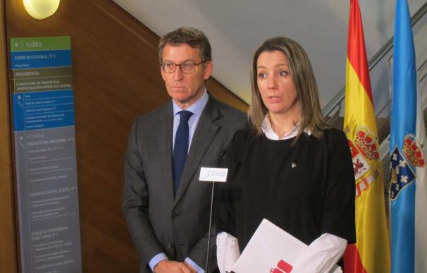 Feijóo propone a Lara Méndez "un acuerdo PP-PSOE", al que invita a En Marea y BNG, para defender el AVE a Lugo en Madrid