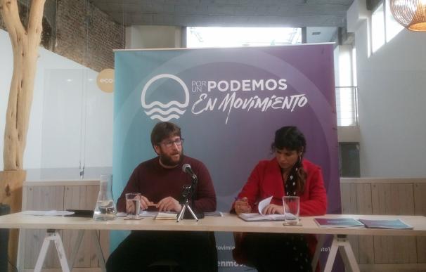 Rodríguez pide voto "sin chantajes emocionales" para Podemos en Movimiento ante "la irresponsabilidad de los portavoces"