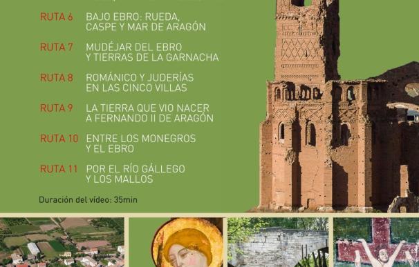 La DPZ edita un DVD con once vídeos promocionales sobre sus once rutas turísticas por la provincia