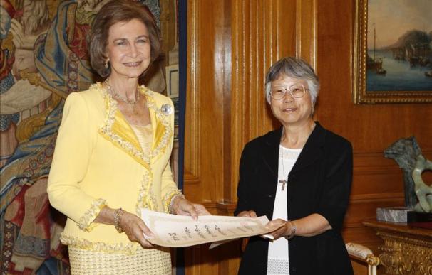 Doña Sofía recibe el doctorado honoris causa por la Universidad de Seisen
