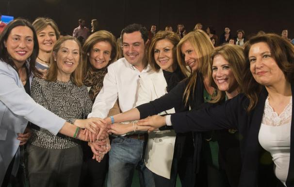 Báñez, Tejerina y Pastor dicen que el PP y las mujeres sacarán a España adelante y urgen al cambio en Andalucía