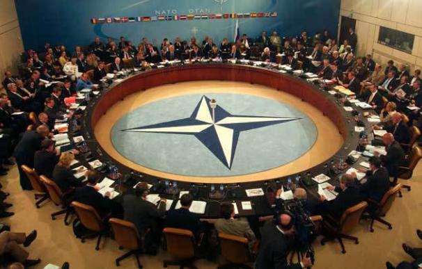 Una reunión en la sede de la OTAN.