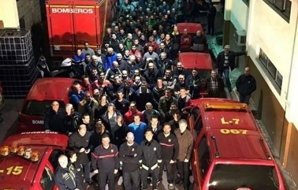 Los bomberos de Málaga ultiman los preparativos de la huelga, que prevé comenzar en marzo