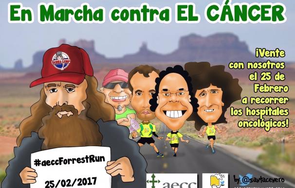 Los 'Drinking Runners' vuelven a recorrer los hospitales de Madrid en la IV Carrera en marcha contra el cáncer