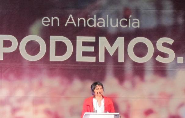 La candidata de Podemos a la Junta. Teresa Rodríguez.