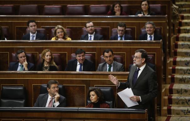 Rajoy responderá mañana en el Congreso a preguntas sobre pensiones, corrupción y el REF canario