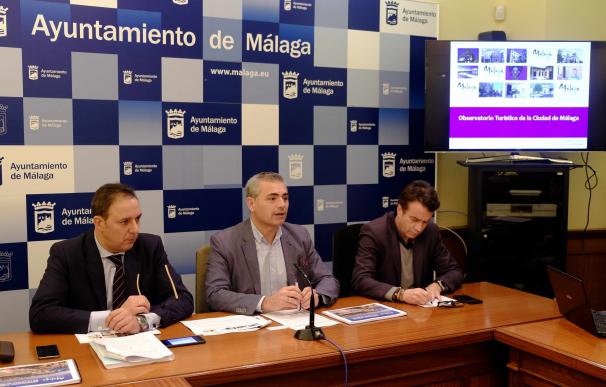 Málaga ciudad aumenta un 17% el impacto económico del turismo y supera los 1.600 millones de euros