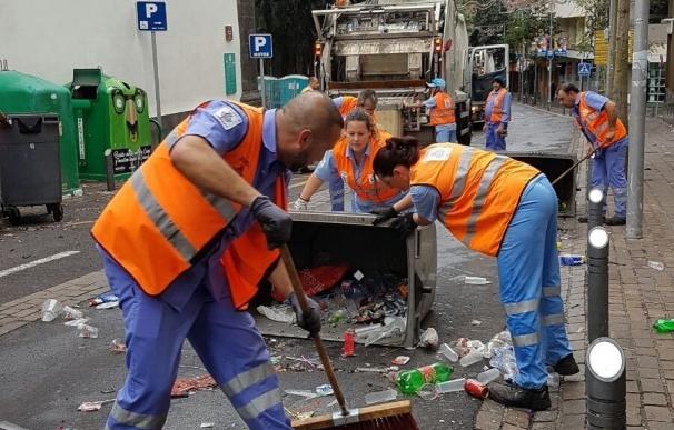 Recogen más de 67 toneladas de residuos tras el lunes de Carnaval y el Coso en Santa Cruz de Tenerife