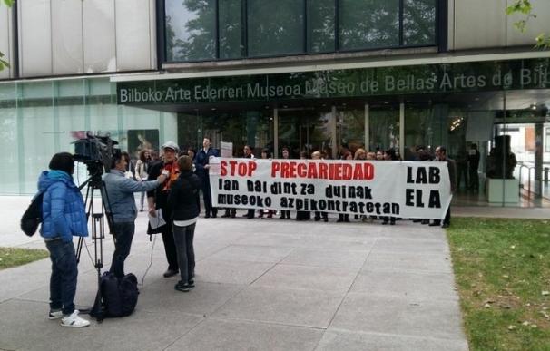 Cerrado el Museo de Bellas Artes de Bilbao por la huelga convocada por trabajadores de una subcontrata