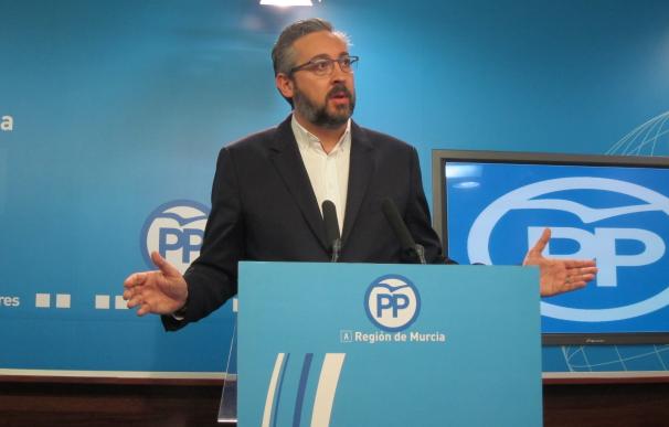 El PP no baraja una moción alternativa a la del PSOE e insiste en que su un único plan es Pedro Antonio Sánchez