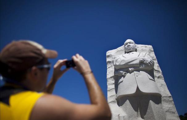 El monumento a Luther King transmite en piedra y agua su mensaje de esperanza