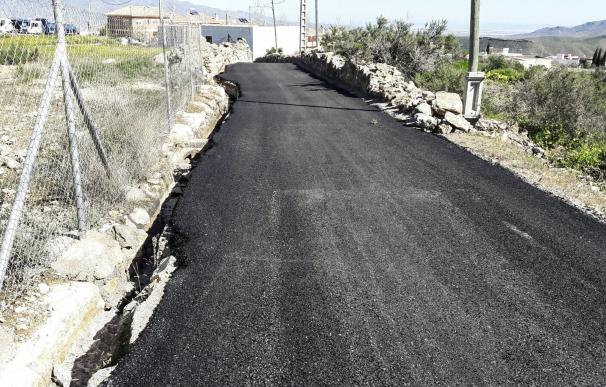 Diputación culmina los trabajos de mejora de 6.522 metros cuadrados de caminos municipales en Alhama
