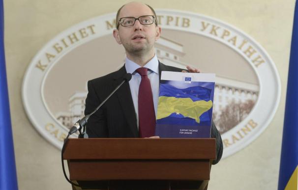 Yatseniuk denuncia en la ONU una "agresión militar" de Rusia