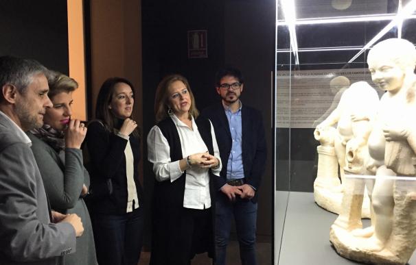 Museo Arqueológico de Murcia expone las estatuas romanas de la villa de Los Cantos de Bullas, del siglo II d.C.