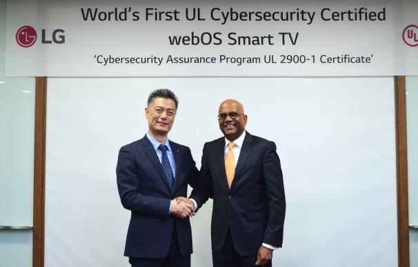 La plataforma de smart TV de LG, webOS 3.5, certificada por UL en materia de ciberseguridad