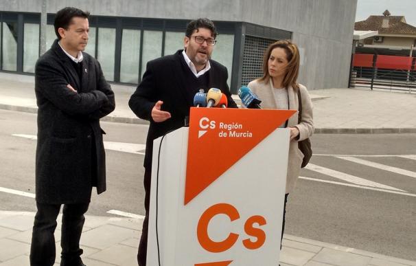 Ciudadanos anuncia que apoyará la moción del PSOE en Murcia si es para convocar elecciones
