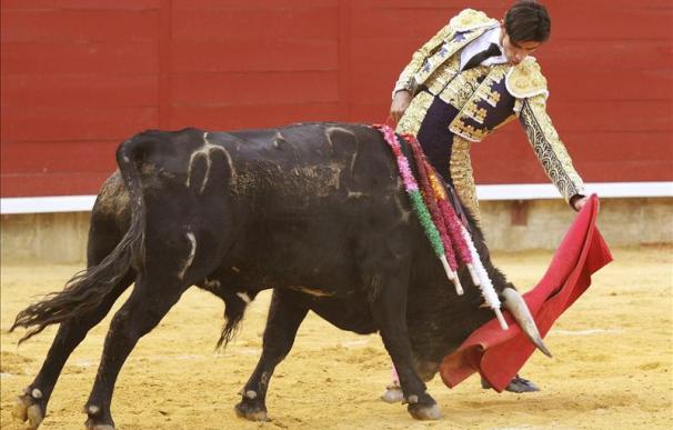 Víctor Barrio corta la única oreja en la novillada de la Feria de Palencia