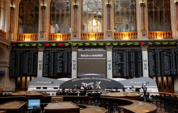 La Bolsa española mantiene las alzas de la apertura y el Ibex sube el 1,21 por ciento