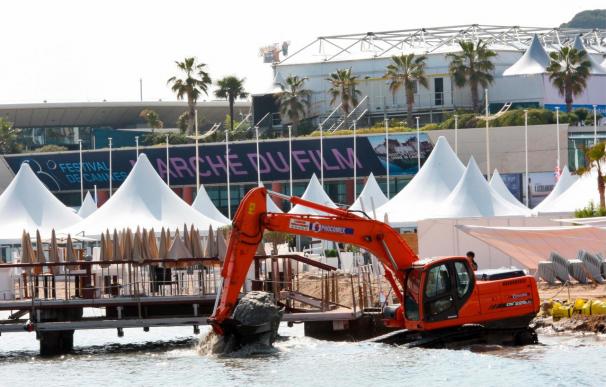 Cannes se prepara a contrarreloj para la apertura del Festival