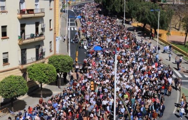 Las movilizaciones por una sanidad "digna y de calidad" suman miles de personas entre Huelva, Málaga y Almería