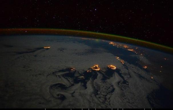 Una astronauta italiana fotografía Canarias desde la Estación Espacial Internacional