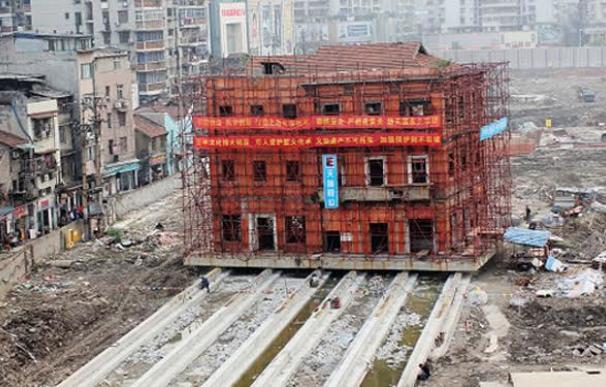 China pone de moda reubicar sus edificios históricos para no perderlos