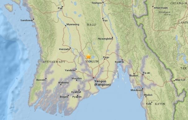 Un terremoto de magnitud 5,1 sacude la localidad más poblada de Birmania, Rangún