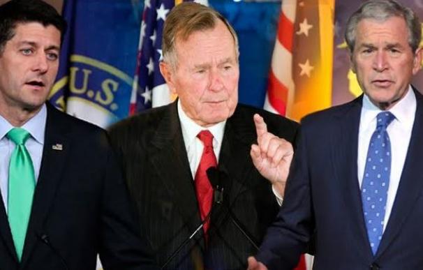 Los Bush y Ryan lideran 'la revuelta' contra Donald Trump