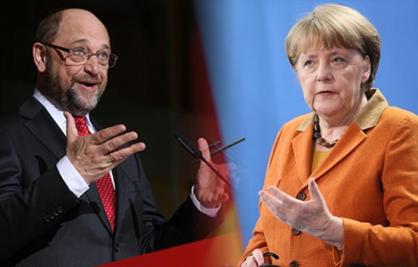 Merkel gana la primera prueba en Sarre y enfría el efecto Schulzs