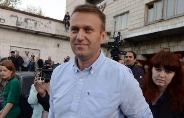 El opositor ruso Navalny es detenido en una manifestación en Moscú