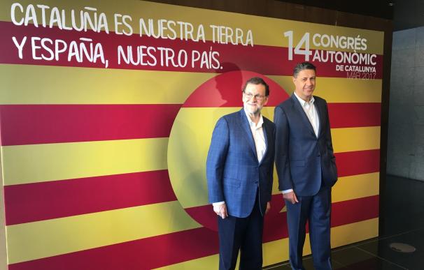 Rajoy bendice a Albiol como "gestor eficaz" que hará del PP el partido central de Catalunya