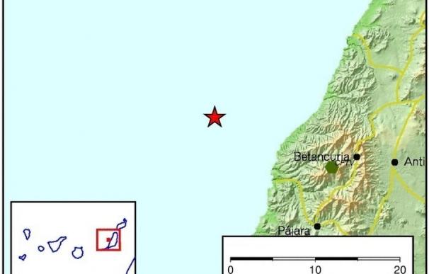 Registrado un terremoto de magnitud 3.4 al oeste de Fuerteventura