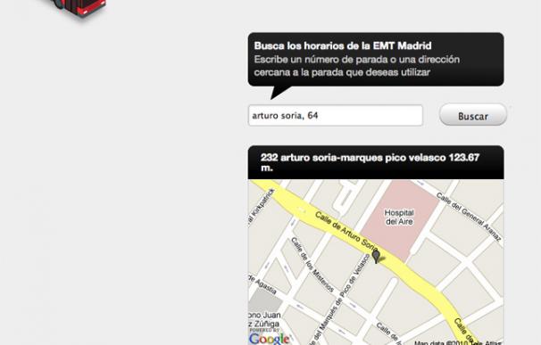 MisParadas.com, una web para consultar información sobre los autobuses de Madrid, premiada en el Desafío Abredatos