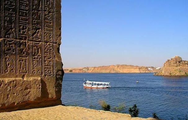El Nilo, a su paso por la isla de Agilkia (Foto de Heinz Albers)