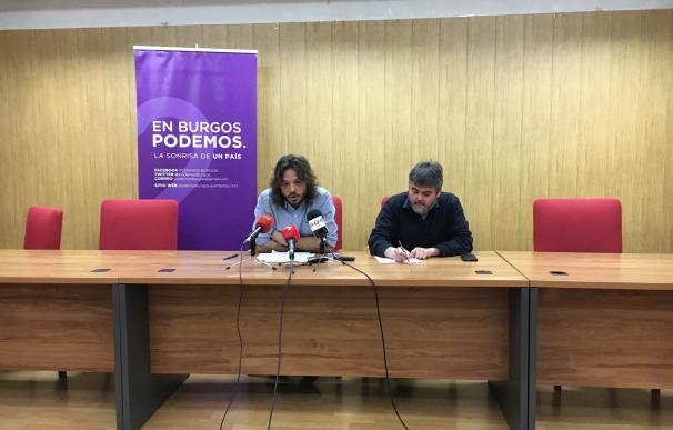 Podemos tiende la mano al POSE para reclamar al Gobierno central el sobrecoste del desvío ferroviario en Burgos
