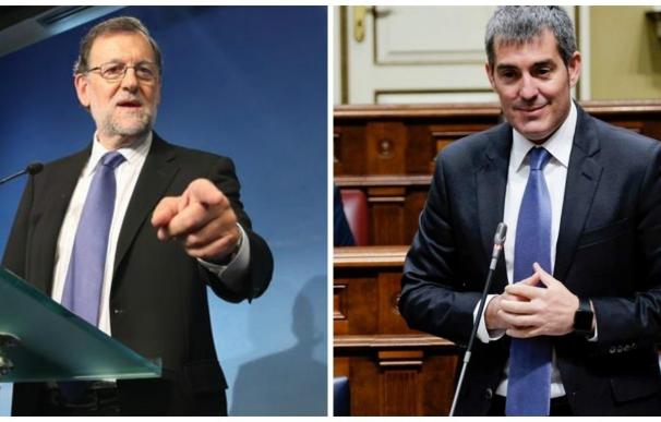 Sáenz de Santamaría y el presidente canario analizarán el lunes el cumplimiento de la "agenda canaria" que asumió el PP