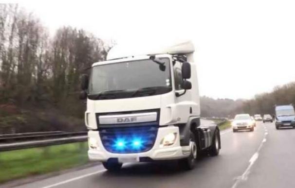 Camión que pone multas en Inglaterra