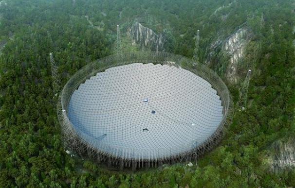 La construcción de radiotelescopio más grande del mundo