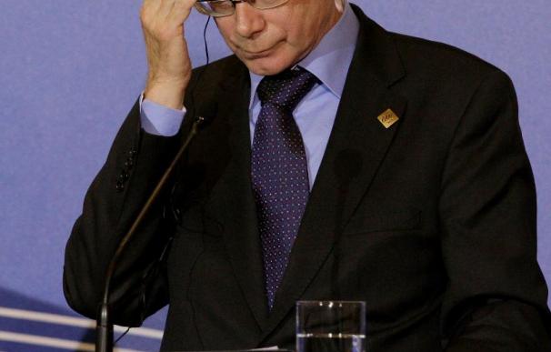 Van Rompuy elogia a España y Portugal por medidas "valientes" contra el déficit
