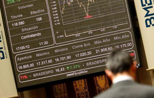 La Bolsa española baja el 1,13 por ciento afectada por el descenso de Wall Street