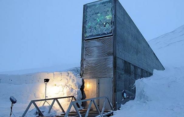 Entrada al banco mundial de semillas de Svalbard, Noruega (Imagen: Svalbard Global Seed Vault/ Mari Tefre)