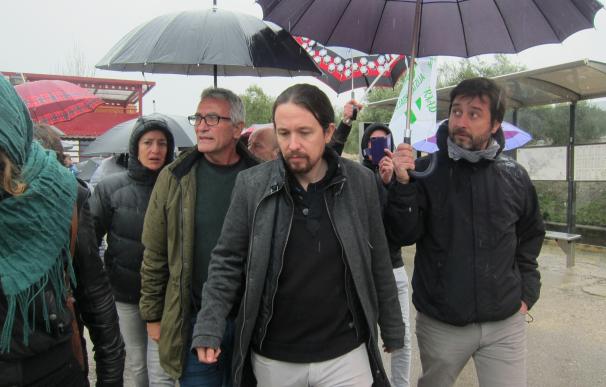 Pablo Iglesias, sobre Murcia: "Cs sigue sosteniendo al Gobierno y el PP sigue protegiendo a los corruptos"