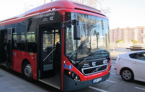 Sube un 6,8% el número de usuarios del autobús urbano en Aragón en enero, con 9,10 millones