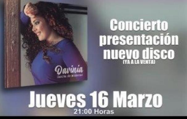 Davinia presenta su nuevo disco en Madrid