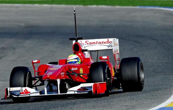 Massa lidera la sesión con De la Rosa segundo y Schumacher tercero