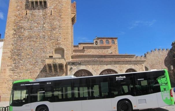 Extremadura registra una subida del 5,2% en el número de viajeros en autobús en enero