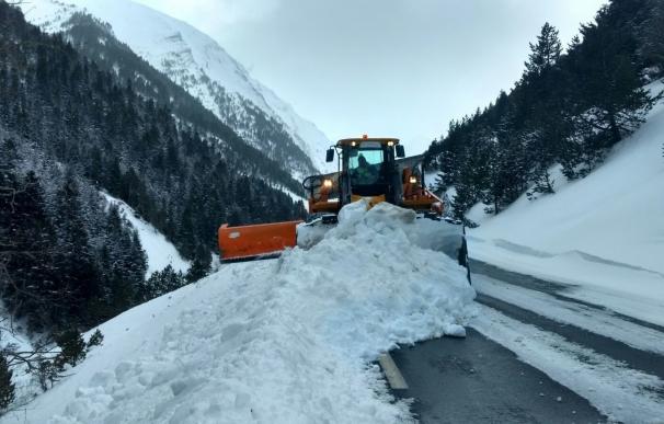 Abiertos todos los tramos de la red autonómica en las comarcas turolenses afectadas por la nieve