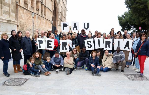 Cáritas Mallorca se une a la movilización para pedir la paz en Siria